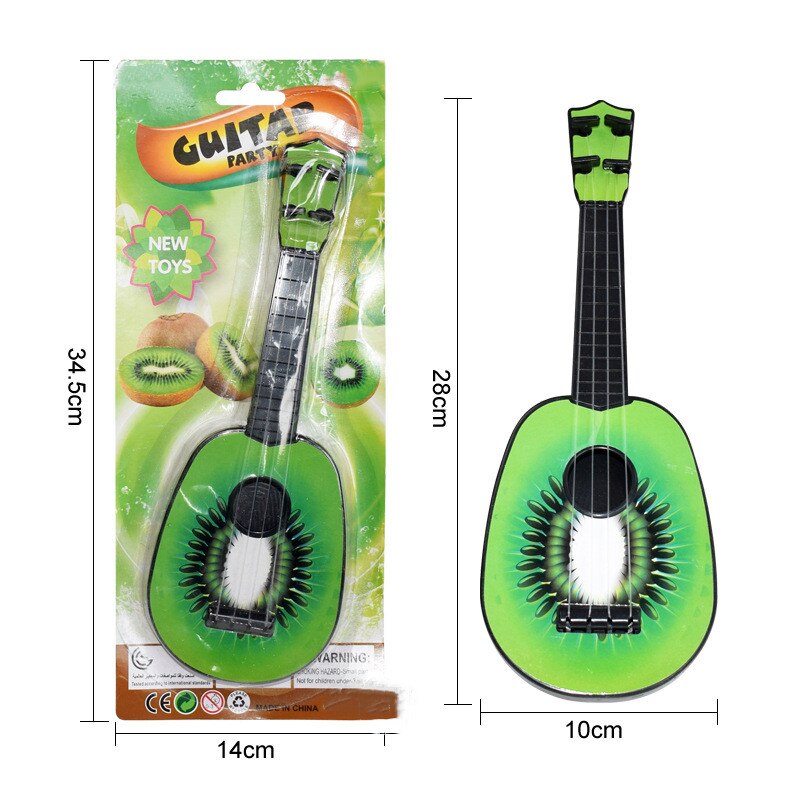 Børn frugt ukulele lille guitar musikinstrument pædagogisk legetøj: Kiwi