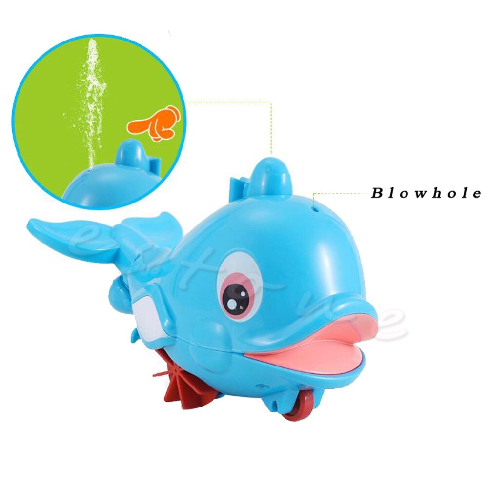 1Pc Kunststoff Wal bilden Spritzen Schlecht Baby Kleinkind Baden Spielzeug Schwimmen Schwimmbad