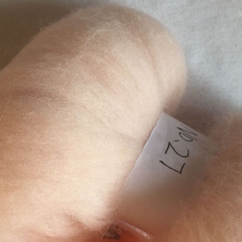 WFPFBEC 70 s Australië GEKAMD 100% WOL fiber merino diy wol voor neddles vilten 50g 100g NR 27: 50g