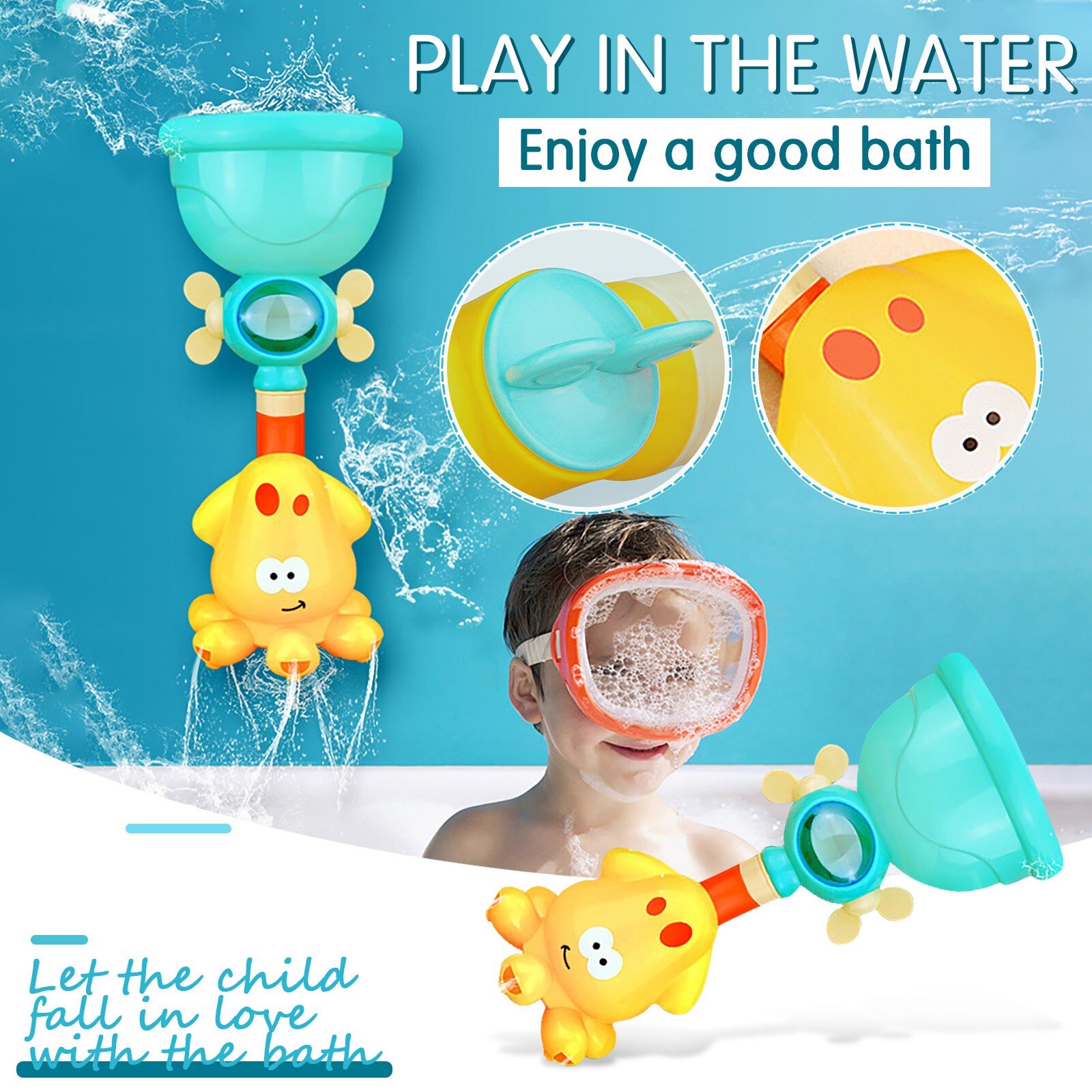 Bad Speelgoed Voor Kinderen Splash Speelgoed Spelen Met Water Spelen Met Water Baby Shower Kind Bad Speelgoed Backlight In de Badkamer