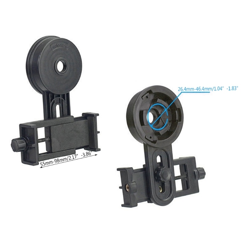 Kikkert stativ adapter teleskop clip mount til iphone og android smartphones