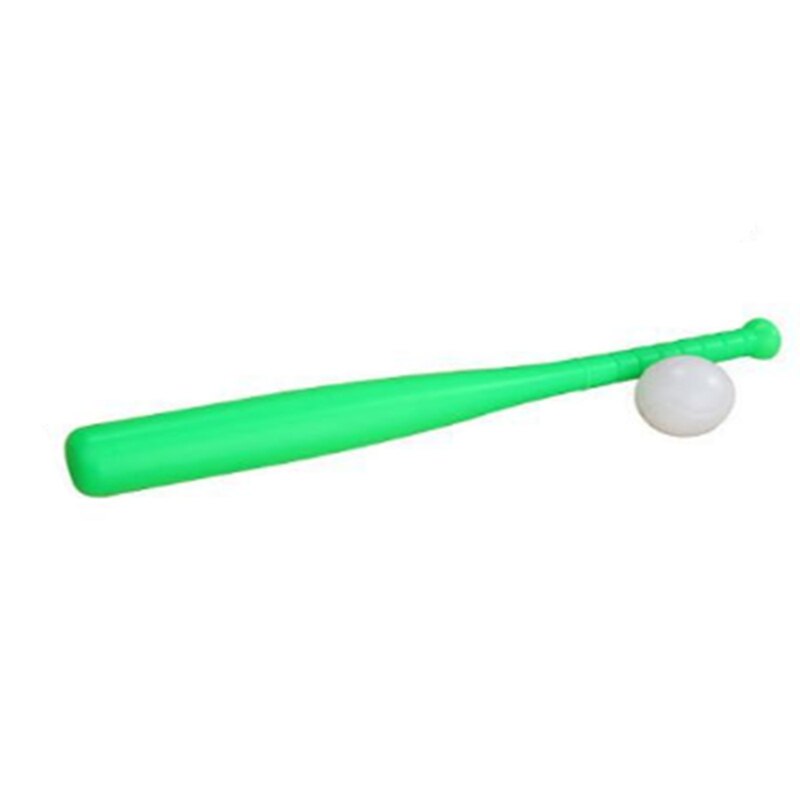 Juego al aire libre de plástico bate de béisbol de juguete bate: Green