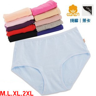 Super Soft ! 5PCS/lot M,L,XL,XXL Plus Size Panties Women Tights Ladies' Underwear Female Panties Underpants