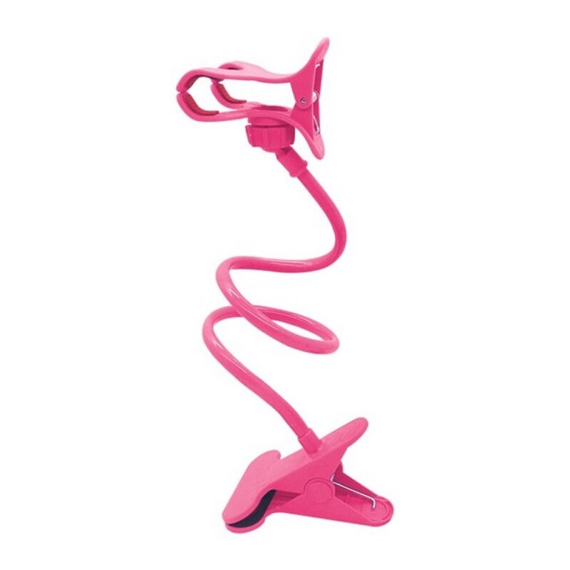 Faul Bett Schreibtisch Halterung Montieren Stehen flexibel Clip Halfter Tisch Telefon Unterstützung Universal- Telefon Ständer Halfter Für Schlafzimmer Büro: Stil A Rosa