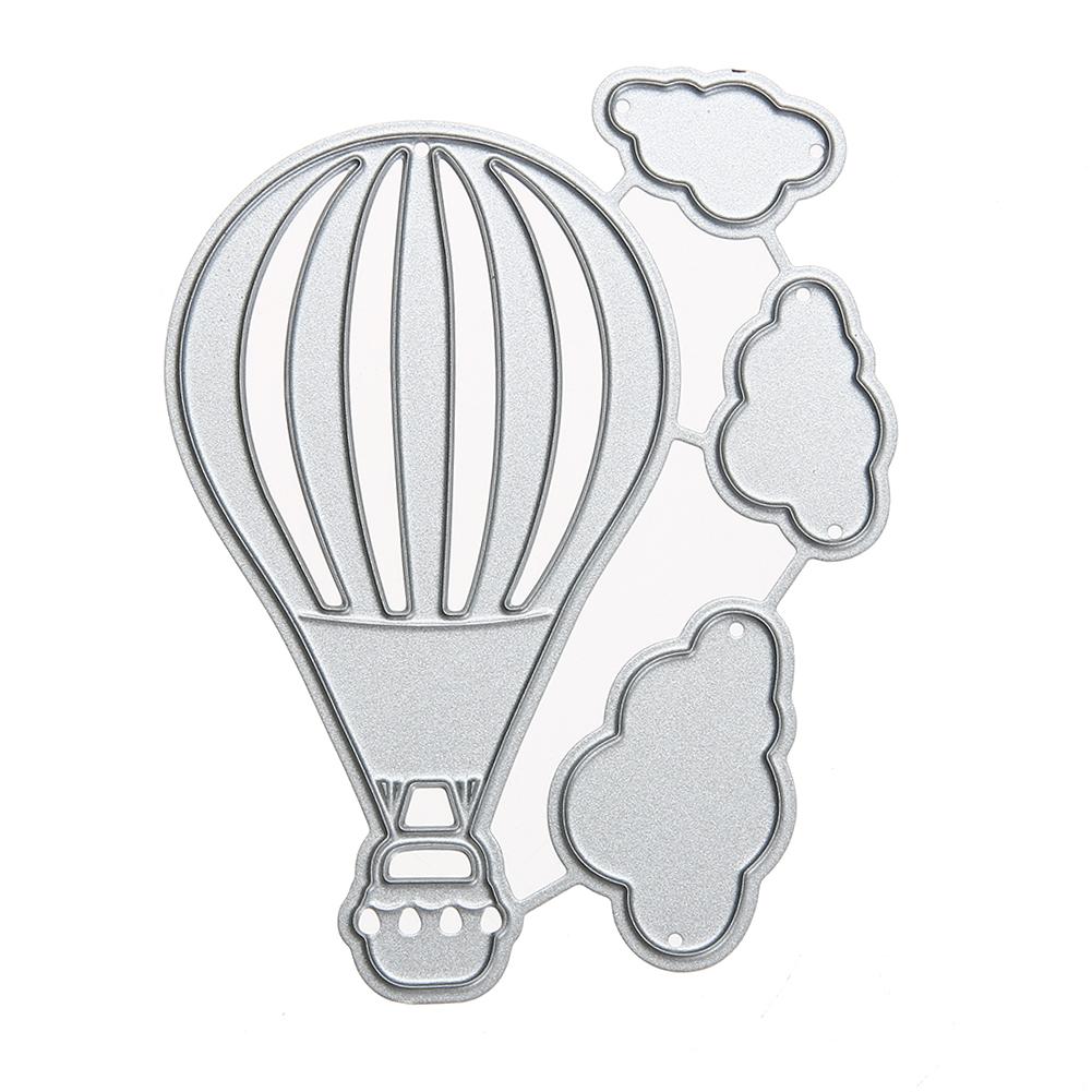 Luftballon håndværk dekorativ papir kunst prægning metal skære matricer gør det selv brand ballon scrapbog lave dies 2022 ankomster: Default Title