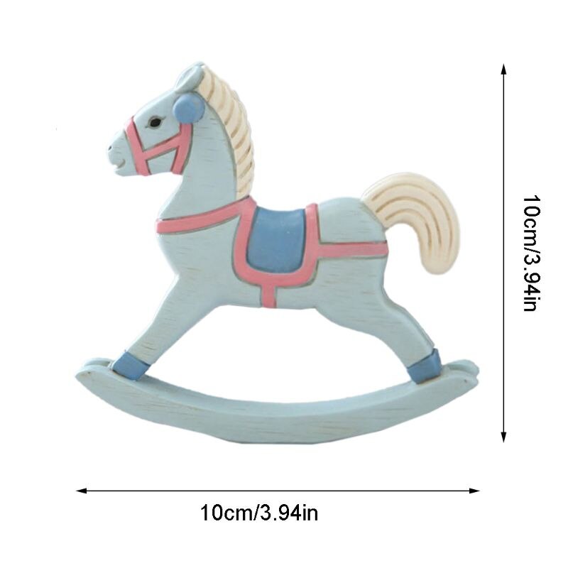 Cute Horse Ornaments Home Decoration Cake Baking Accessories Kids Birthday P31B