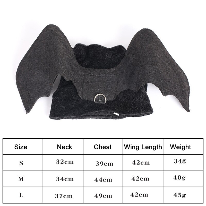 Halloween Bat Wing Hond Harnas voor Halloween Party Hond Kostuum Cosplay Vest Harnassen Voor Honden Funny Huisdier Producten Accessoires