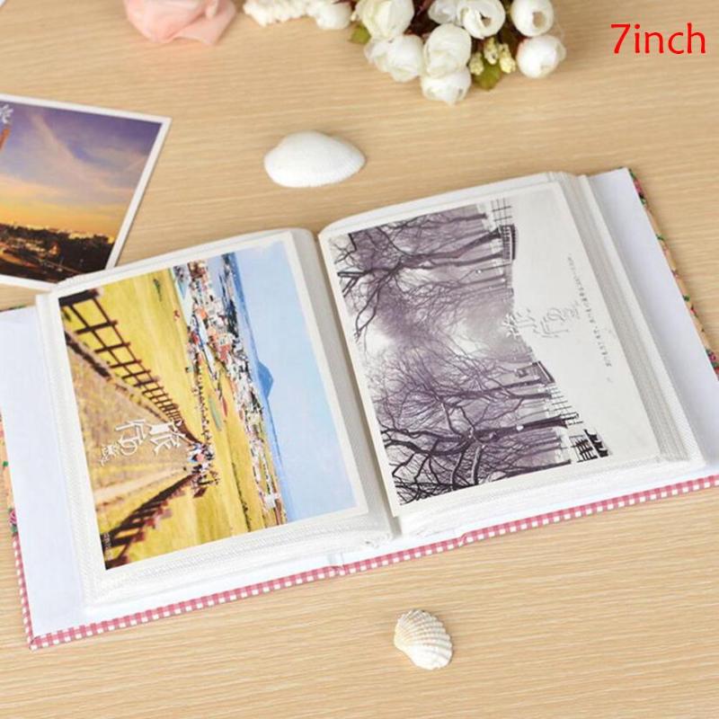 100/200 bolsillos álbum fotográfico de dibujos animados Interleaf Tipo 5/7 pulgadas DIY Scrapbooking boda bebé imagen almacenamiento estuche para álbum