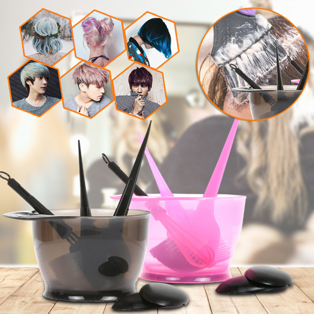 Coloration cheveux Teinture Kit de Peigne de Brosse De Couleur De Mélange Bol Outil De Coiffure Salon Teinte Ensemble directe