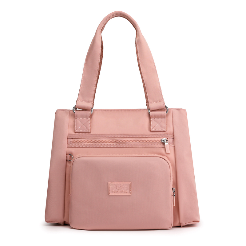 Sacs à bandoulière en tissu Oxford pour femmes, couleur unie, bonne , décontractés, concis, , étanche,: Pink