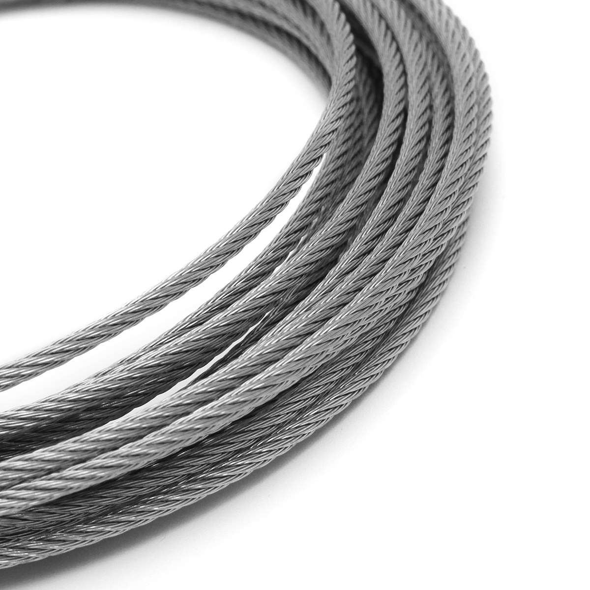 1M/ 5M/ 10M/15M/ 20M/25M Stainless Steel Wire Rope 7x7 Diameter 1/1.5/2mm Structure Cable Fishing Lifting Cable Clothesline