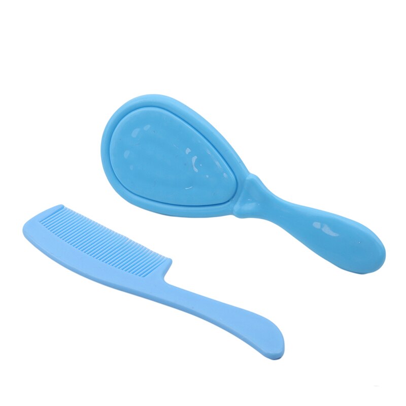 2pcs / Set Newborn Baby Hair Brush Soft Baby Comb Head Scalp Massager Tool Set Baby Kids Hair Care