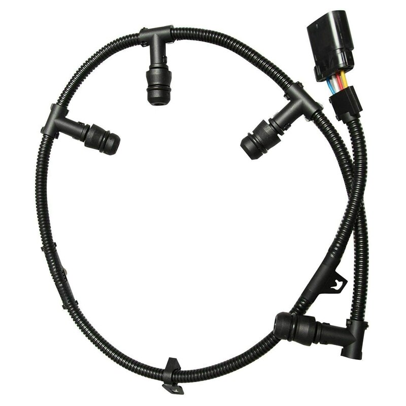 Right +Left Glow Plug Harness with 8Pcs Glow Plugs for 2004 Ford 6.0L -crude oil F250 F350 F450 F550 Super Duty