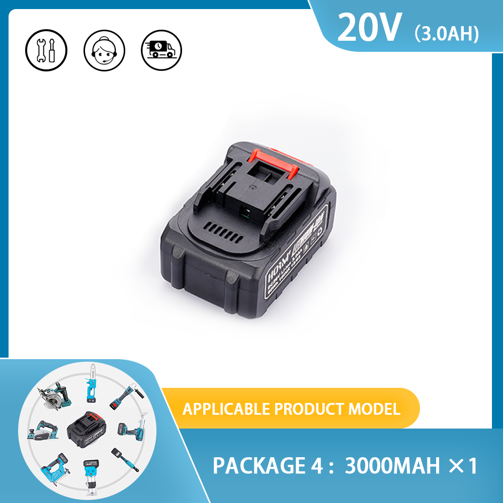 Rechargeable Lithium Battery Series 20V Charger For Cordless Drill/Saw/Screwdriver/Wrench/Angle Grinder Brushless Power Tool: Orange / us