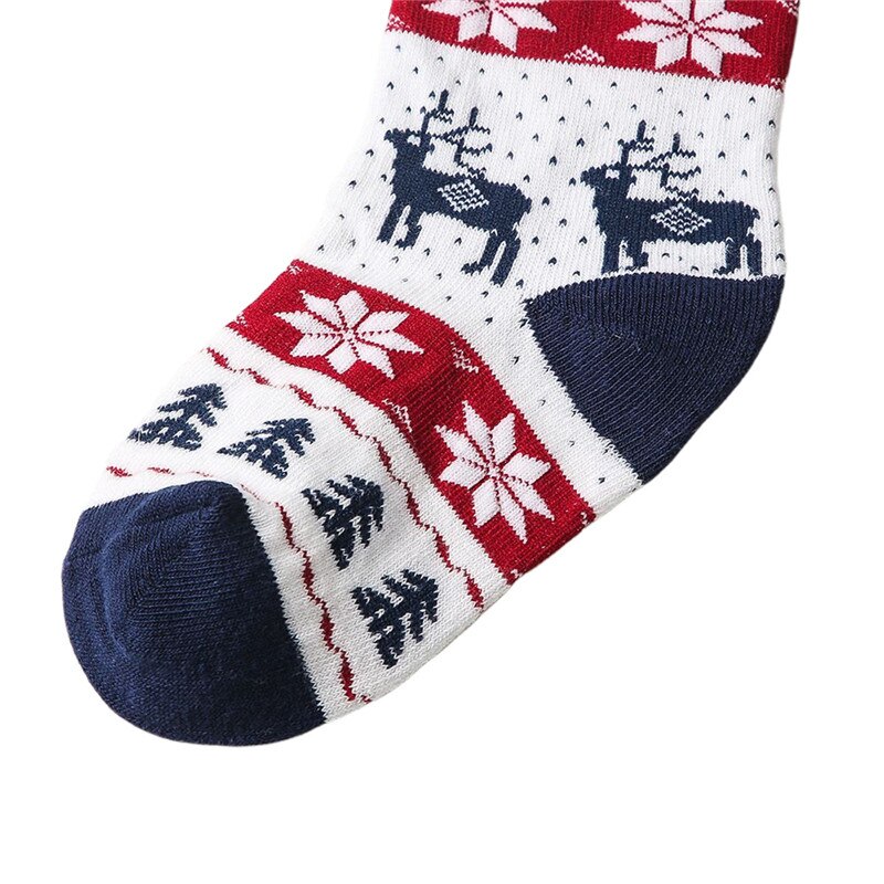 Family Matching Parent-Child Christmas Socks Cotton Winter Autumn Baby Girls Boys Kids Xmas Socks Chaussette