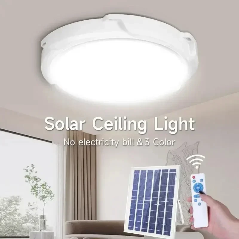 Heißer 60/500W LED Solar- Deckenleuchte Pendelleuchte draussen drinnen Solar--Energie Lampe mit Linie Korridor Licht für Garten Dekoration