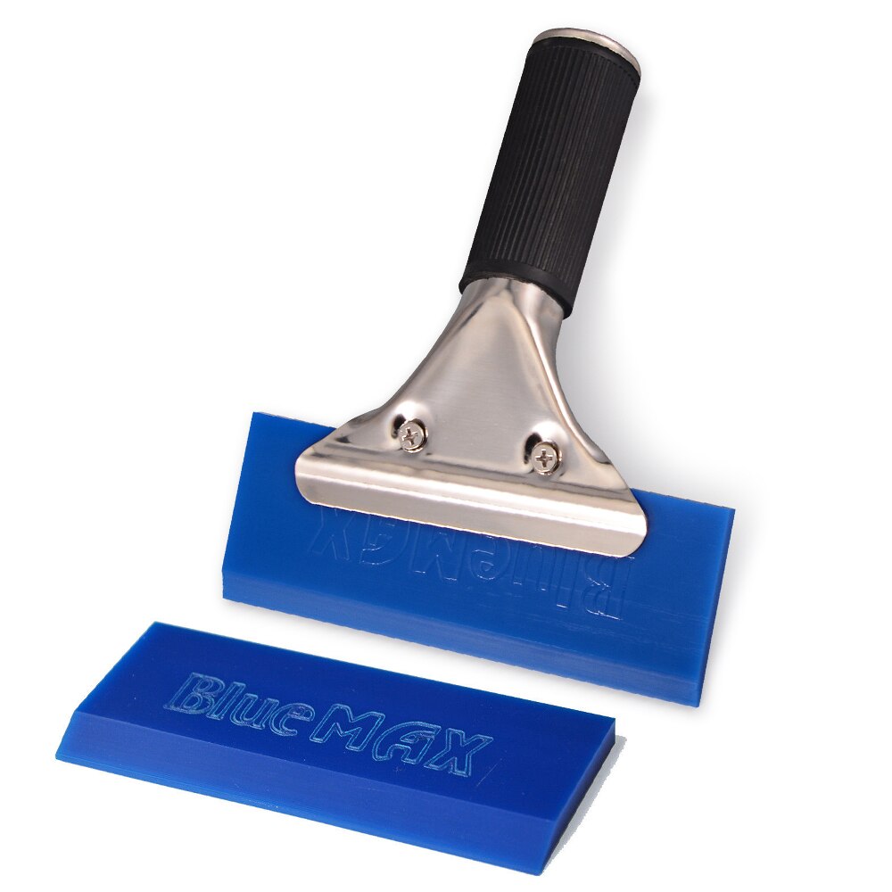 EHDIS – raclette BLUEMAX, manche en vinyle, pelle à neige, grattoir à glace, lame en caoutchouc, teinte de fenêtre, outil de nettoyage, lavage de voiture: scraper with balde