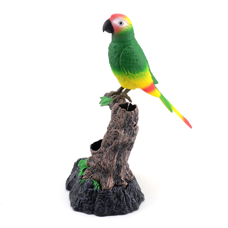 Leuke Robot Elektronische Praten Vogel Huisdieren Speelgoed Bewegende En Geluid Opnemen Spreken Papegaai Praten Speelgoed Voor Kinderen