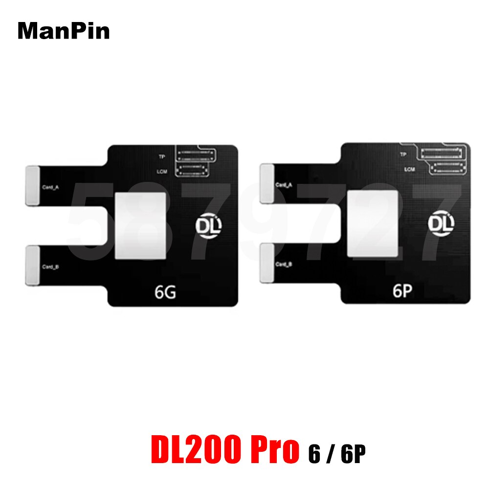 Testeur d&#39;écran LCD DL200 Pro, pour iPhone 12 Mini MAX 11 XS XR 8 7 6S Plus, Huawei iWatch, True Tone, test tactile 3D: 6 6P