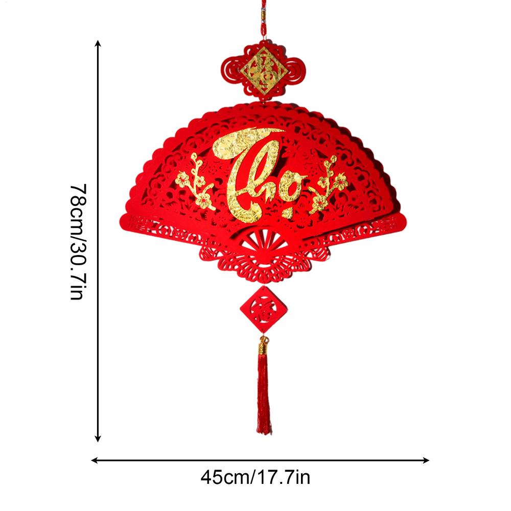 Vietnamese Year Decorations Red Year Home Decoration Spring Festival Decorations Unique Decorative Ornaments Lucky: Blue