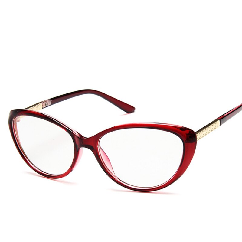 Gafas de lectura tipo ojo de gato para mujer, lentes de lectura tipo ojo de gato, ligeras, presbicia, montura de cristal, Okulary,: C4