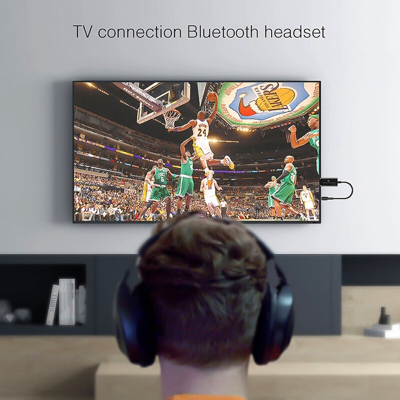 Usb trådløs o adapter 5.0 bluetooth sender modtager 3.5mm aux dongle til bil tv pc højttaler  mp3