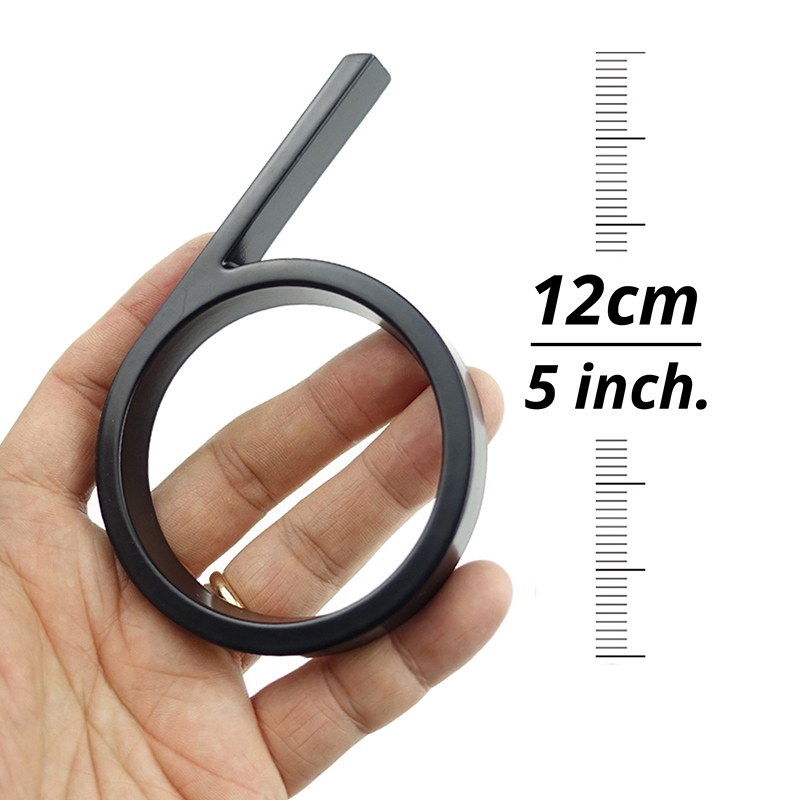 Numéro de maison flottant en aluminium noir, numéro de maison extérieur, numéros de porte d'appartement, panneau d'adresse de boîte à lumière, 125mm, 5 po, #0-9