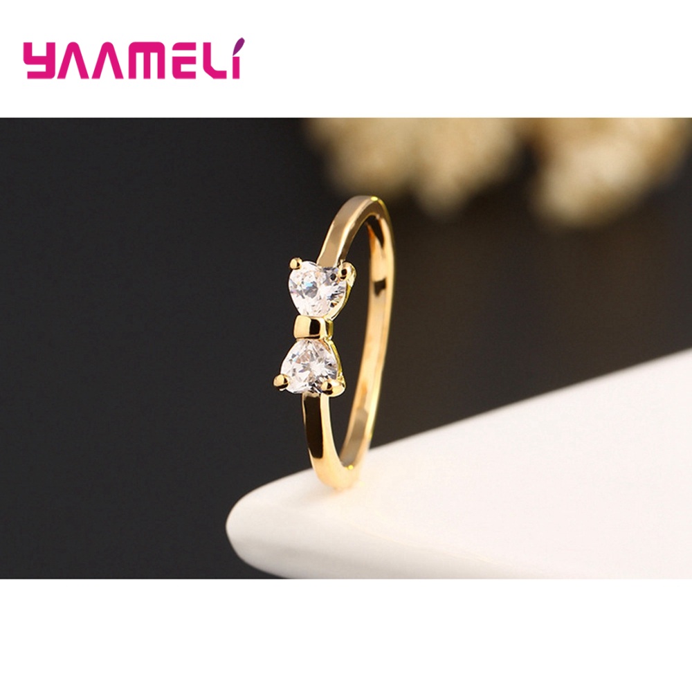 Bagues de luxe en cristal d'autriche pour femmes, bijoux en argent Sterling 925 et zircone cubique pour fiançailles et mariage