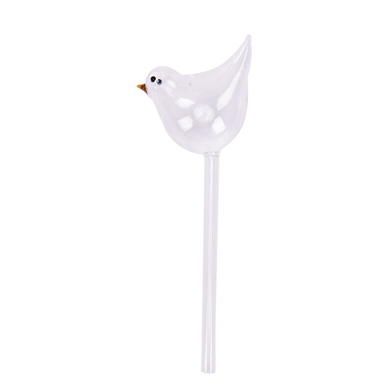 1 stk plante selvvandende klode planter vandløg fugleform klart glasvandingsapparat