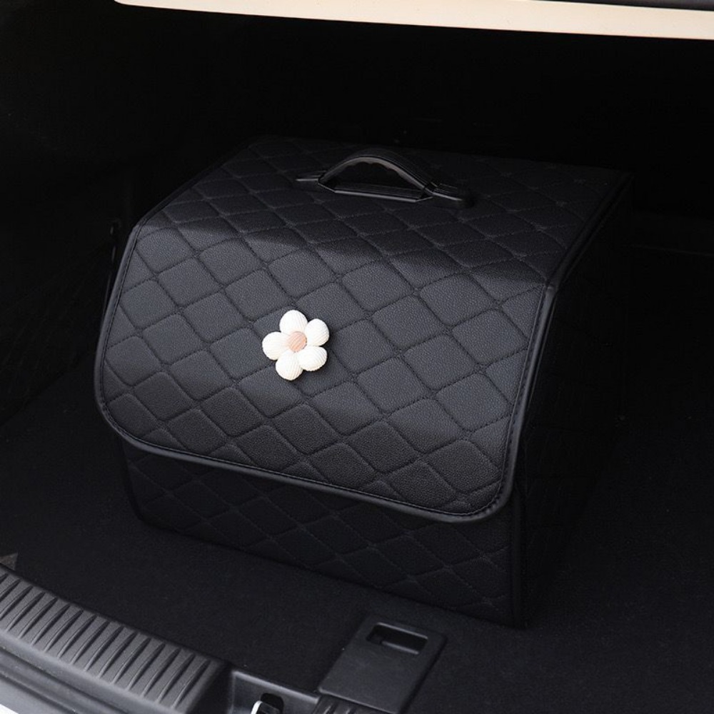 Caja de almacenamiento plegable de gran capacidad para maletero de coche, organizador de almacenamiento para el hogar, resistente al agua, S/L: Oro