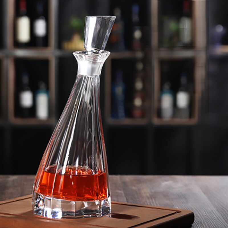 Lead-free glass decanter whiskey decanter set wine bottle wine glass set