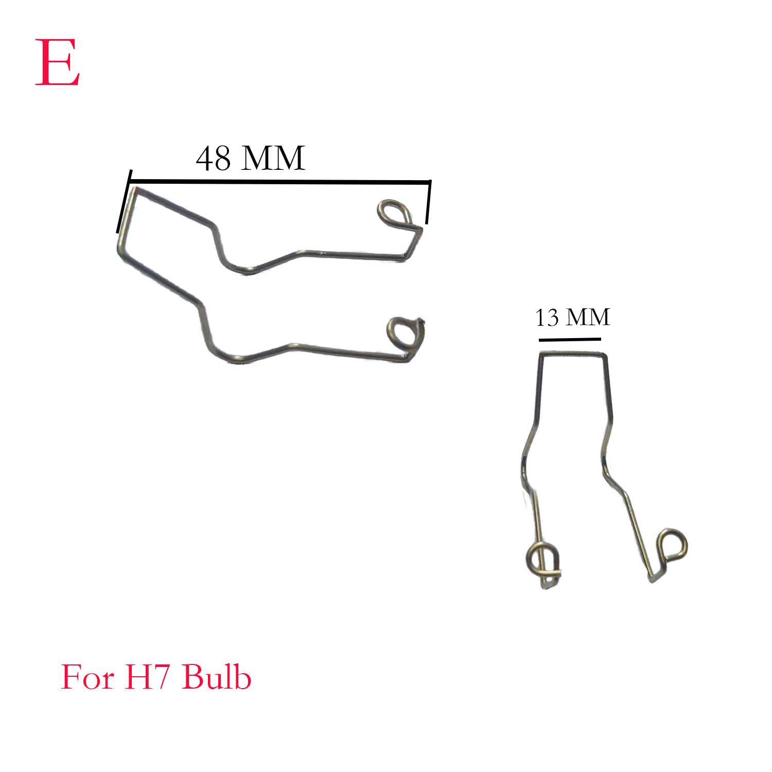 1 Pc Car Headlight Steel Wire Metal Support Lamp Bulb Base Fixed Stable Buckle Spring Fixator Clip Light Retainer 1.2 H1 H4 H7: PURPLE