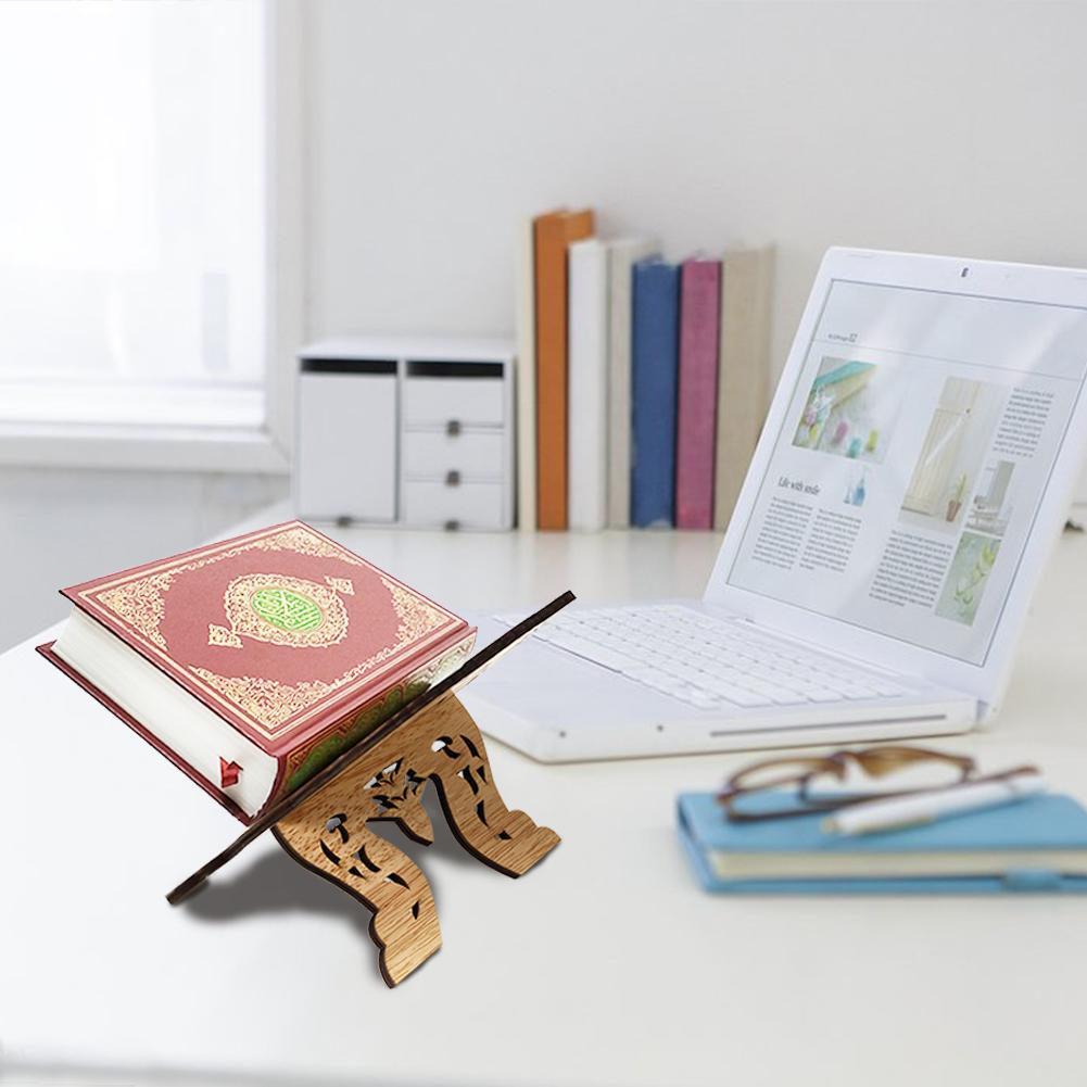 Houten Eid Al-Fitr Islamitische Boek Plank Bijbel Frame Kuran Koran Koran Heilige Boek Standhouder Rehal Islam Thuis decoratie