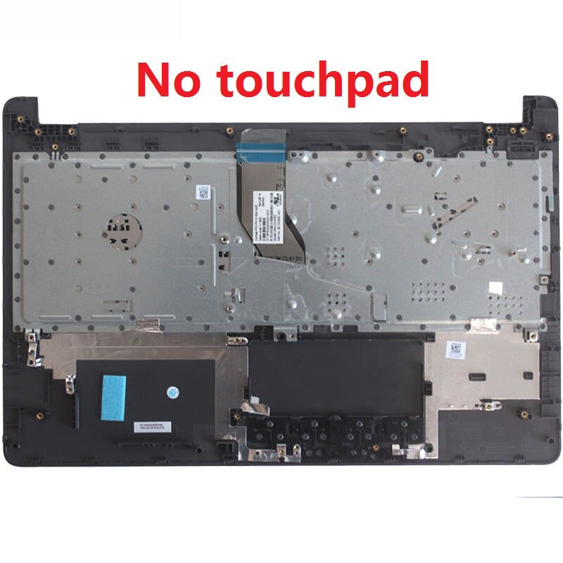 Spanskt tangentbord för bärbar dator för  hp 15-bs 15-bs015dx 15-bs573tx 15-bs007tx tpn -c129 925008-001 pk132043 a 00 handledsstöd övre skal: Svart ingen pekplatta