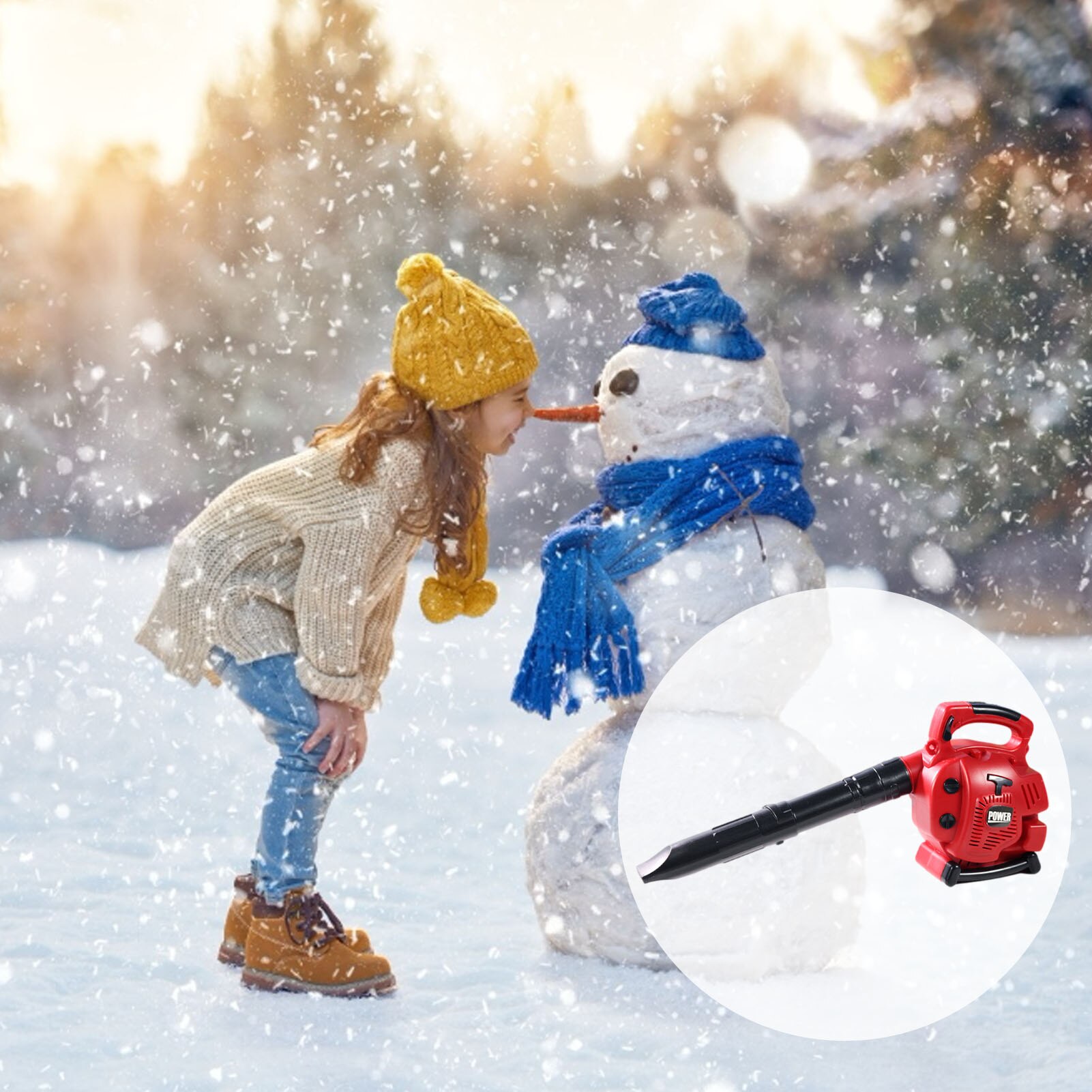 Kinderen Simulatie Leaf Blower Tool Speelgoed Outdoor Tuinieren Sneeuw Gazon Interactief Spel Speelhuis Educatief Pretend Speelgoed