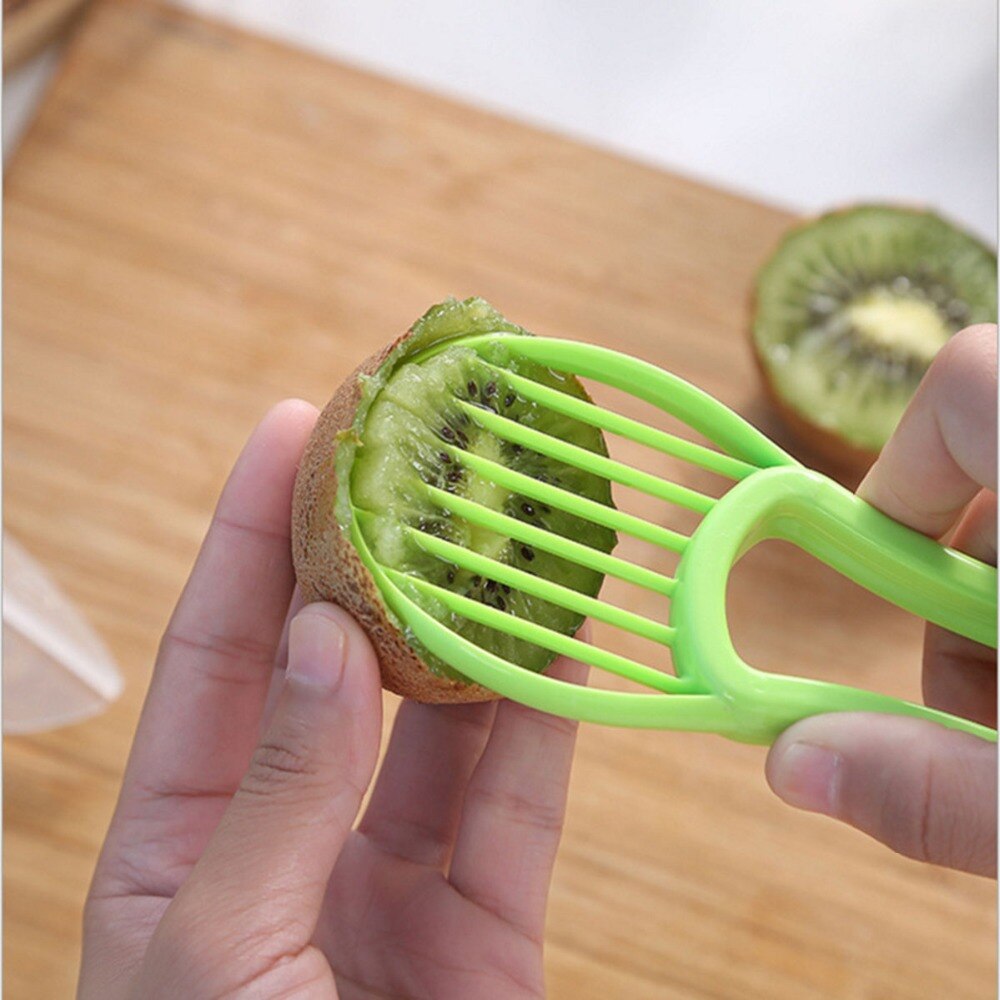 Plastic 3 In 1 Avocado Slicer Multifunctionele Avocado Shea Corer Boter Peeler Fruit Cutter Pulp Separator Mes Keuken Gereedschap