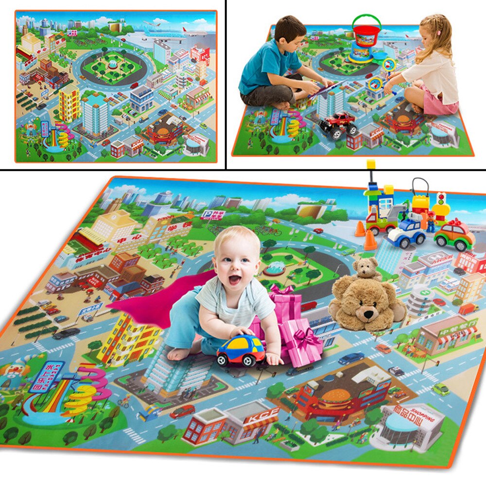 Baby Kids Peuter Crawl Play Game Picknick Tapijt Strand Speelgoed 120cmX90cm