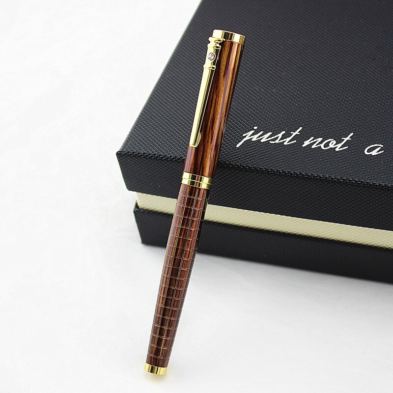 DIKA WEN 8035 Red Senior Extra Fine Fountain Pen with 0.5 mm Nib for Ink Pens: Y