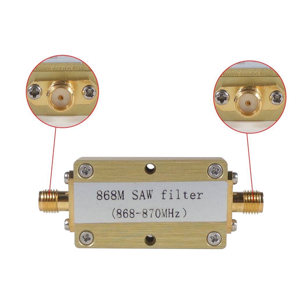 Filtre de scie passe-bande 868MHz /915MHz pour télécommande pour amplificateur Radio IoT RFID Mudule pour filtre minier à hélium