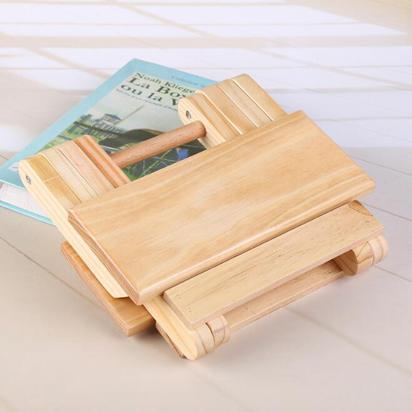 Taburete plegable de madera Simple portátil, silla de pesca al aire libre, taburete pequeño, escritorio para libros para estudiantes