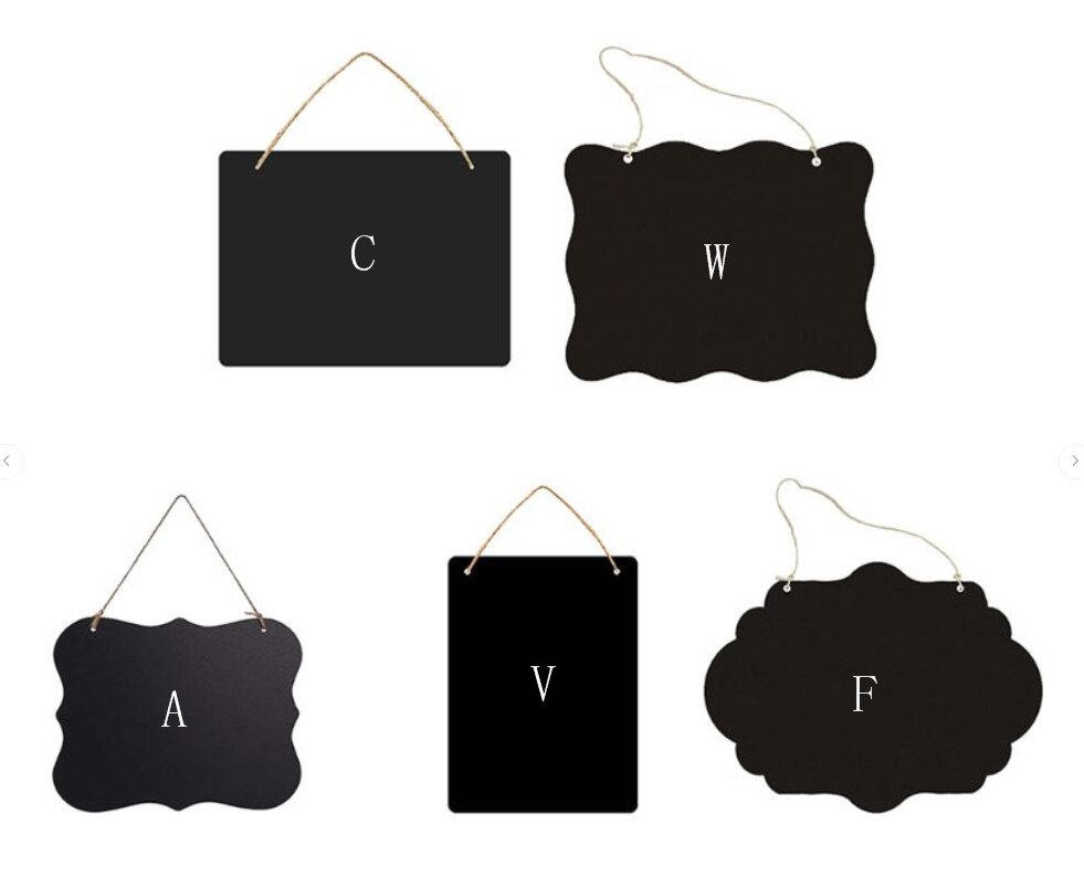 Rustykalne tablice wiszące znaki dwustronne dla standardowej kredy tablica ogłoszeń fo DXAB