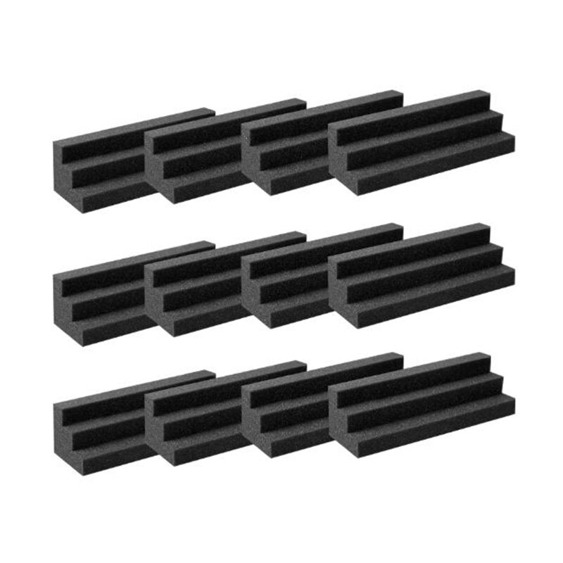 52 Stuks 30 X 30 X 2.5CM Akoestisch Schuim Geluidsdempende Panelen Akoestische Schuimmatten, Echoreductie Geluid Absorber Akoestisch Schuim voor Opnamestudio's, Kantoor, Thuisbioscoop
