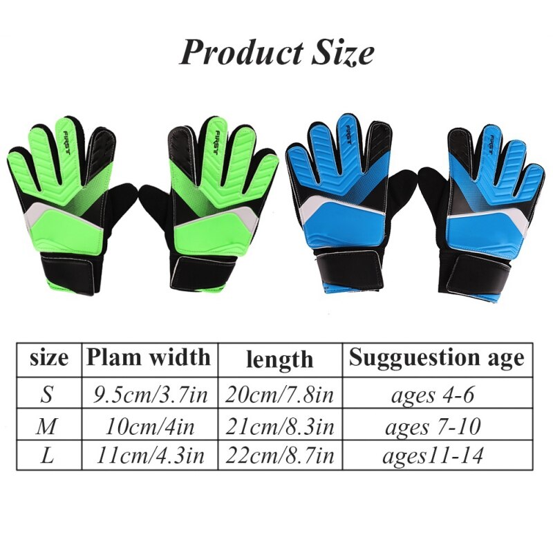 1 paar Verdicken Nicht-Unterhose Gummi FußBall Torwart Handschuhe Torwart FußBall Finger Knochen Schutz Schutz Handschuhe Begginers Getriebe