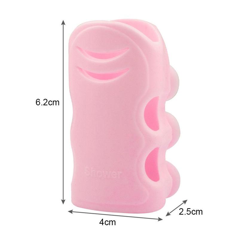 Silicone Suction Cup Shower Holder Shower Bracket Durable Mobile Rack Bathing Slides Accessories Stand For Bathroom Wa B8G2