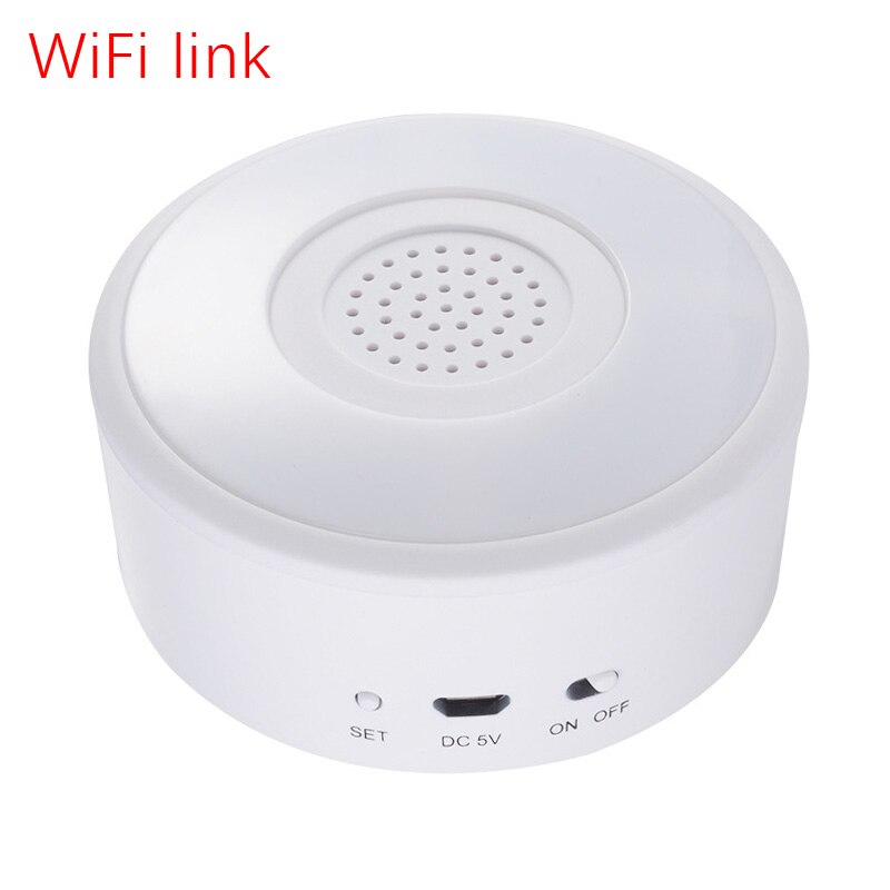 Wireless Siren Wifi/zigbee Alarm Mini Horn Siren For Home Security Burglar Alarm Sound System Alarm Light Flash Strobe Siren: Default Title