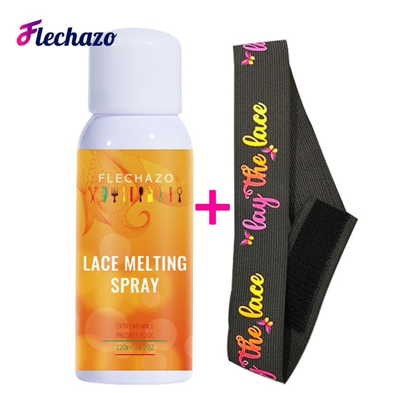 Spray de fusión y sujeción de encaje, adhesivo de cabello sin pegamento para asegurar pelucas delanteras de encaje, Spray de fusión de encaje para pelucas de cierre: Blanco
