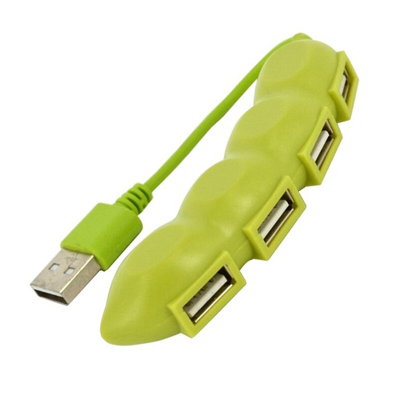 Cute Pea USB 2.0 HUB 4 Port Splitter Adapter Cable for Laptop PC