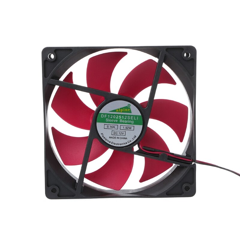 12025 120mm DC12V 0.2A 2 Stift Stecker Lüfter für Computer Kasten CPU Kühler Kühler