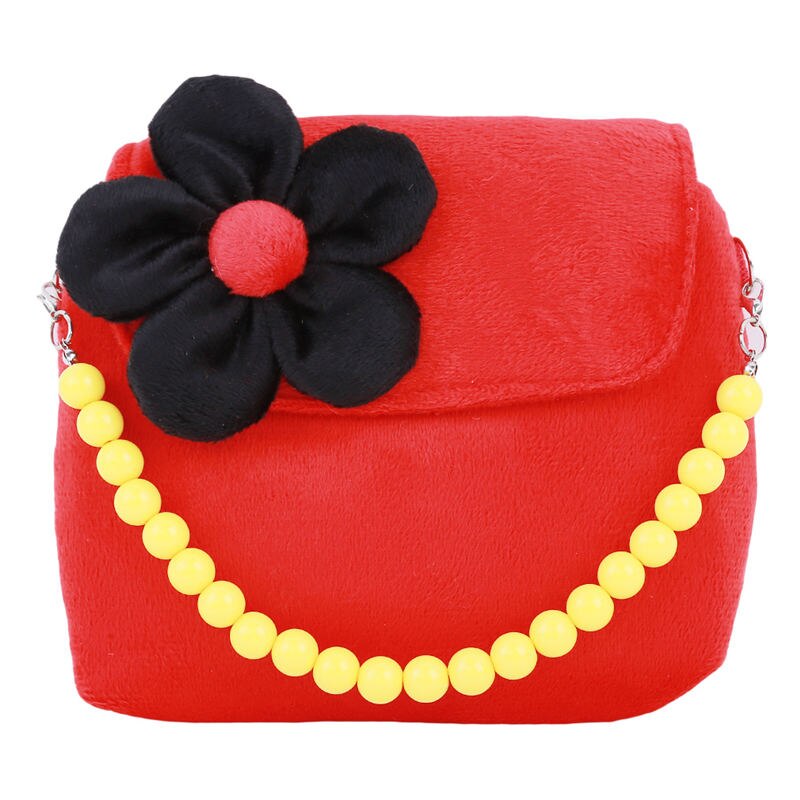 Kinderen meisjes mooie prinses bloem messenger bag kinderen kleine handtas schoudertas portemonnees 4 kleuren: Rood