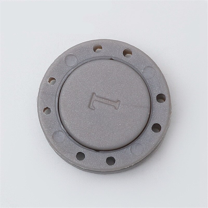 Boutons de fixation magnétiques invisibles en PVC, une paire de boutons de fermeture automatiques pour sac de pardessus, accessoires de vêtement, scrapbooking, bricolage: 22mm / grey